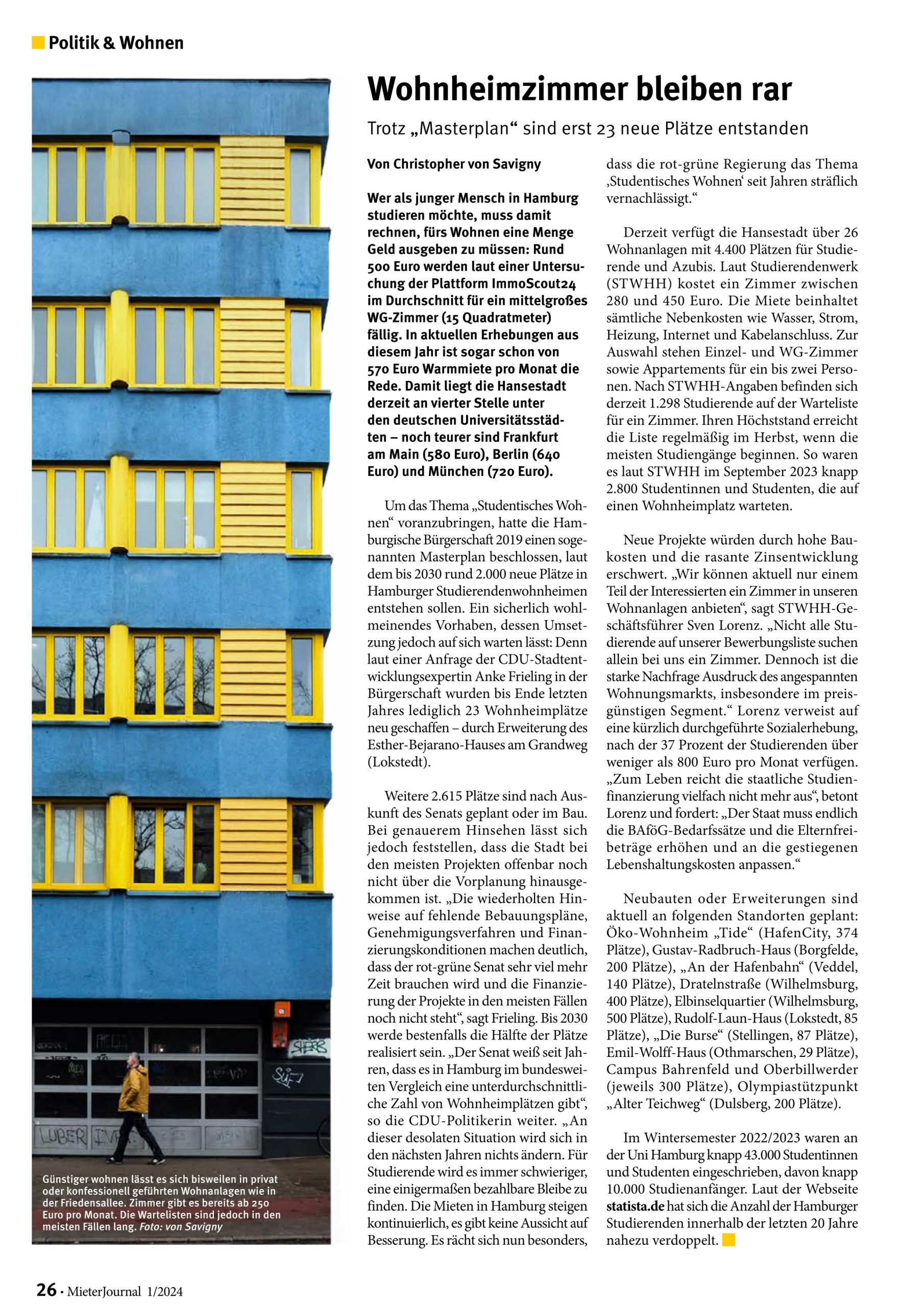 Mietertipps, Statistiken und vieles mehr Mieterverein zu Hamburg